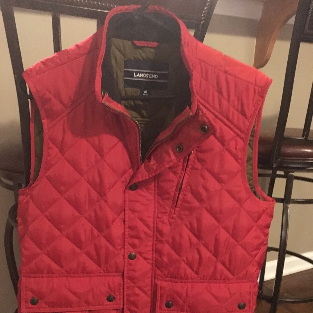 Lands End Quilted Vest